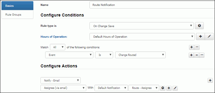 On Change Save Rule