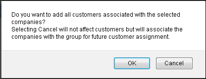 Adding Customers to Groups