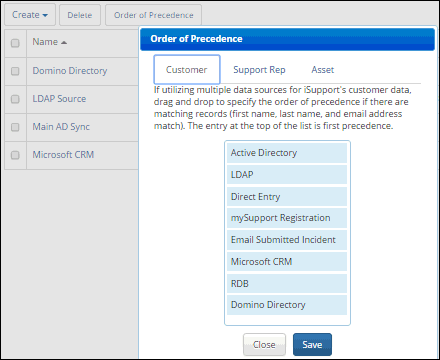 Directory Integration Advanced tab