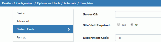 Incident Management Template Custom Tab