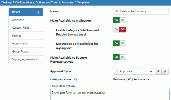 Incident Management Basics Tab