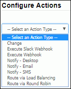 Problem Actions Dropdown