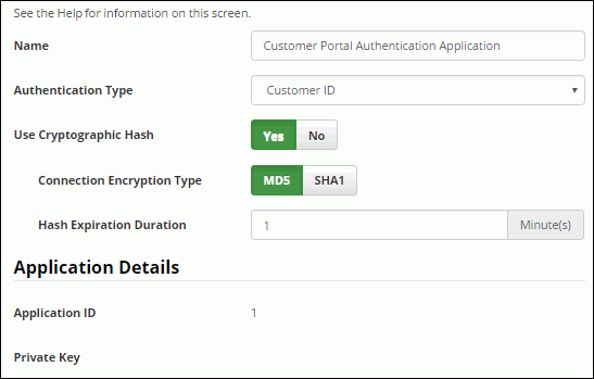 Authentication Application