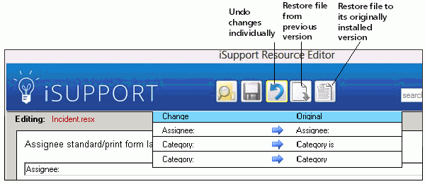 Restore Icons